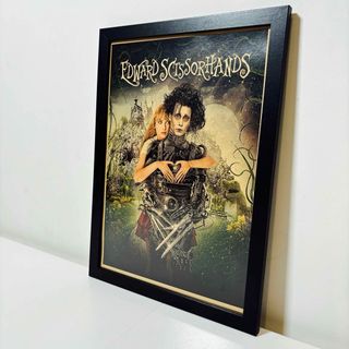 【額付きポスター】シザーハンズ　Edward Scissorhands②(新品)(ポスター)