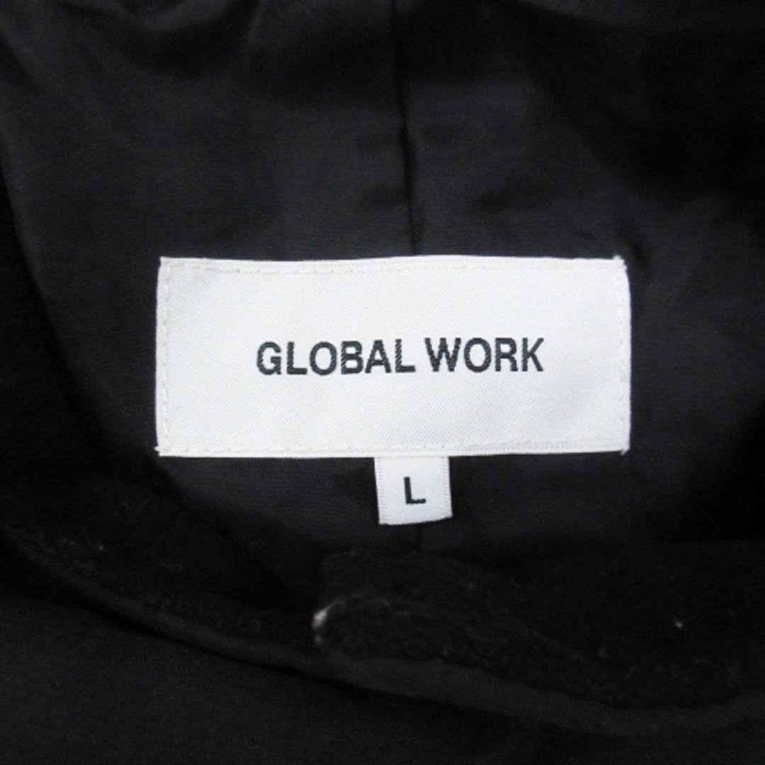 GLOBAL WORK(グローバルワーク)のグローバルワーク ダウンコート フード付き ロング丈 スタンドカラー 40 黒 レディースのジャケット/アウター(ダウンコート)の商品写真