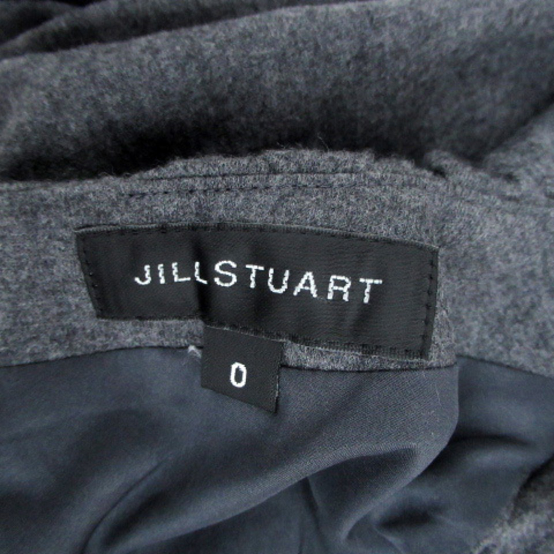 JILLSTUART(ジルスチュアート)のジルスチュアート ワンピース 半袖 ミニ丈 ウール 0 チャコールグレー レディースのワンピース(ミニワンピース)の商品写真