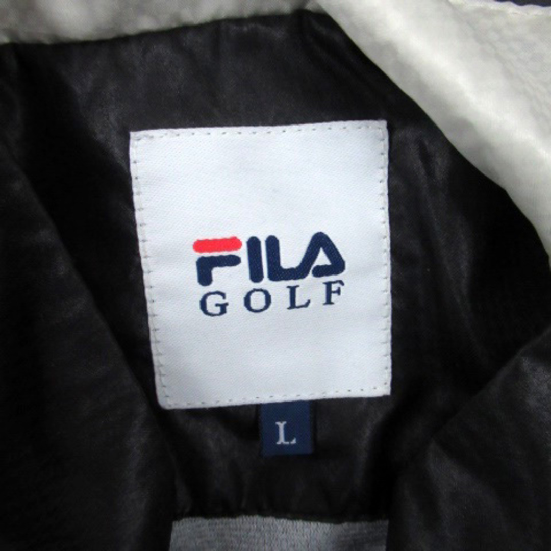 FILA(フィラ)のフィラ ゴルフウエア ジャケット ベスト スタンドカラー 2way L 黒 レディースのジャケット/アウター(その他)の商品写真