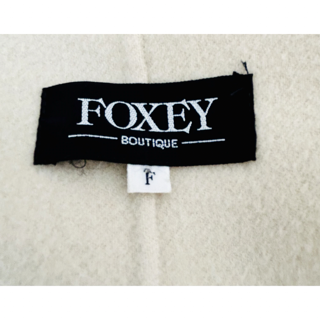 FOXEY(フォクシー)のフォクシー　カシミヤ　FOXEY ムートン風　ロングコート　ファー　完売品　レア レディースのジャケット/アウター(毛皮/ファーコート)の商品写真