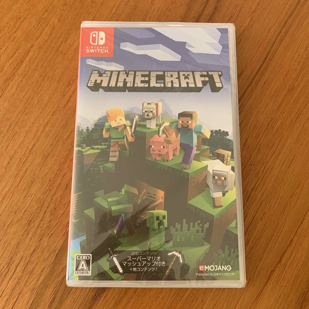 Minecraft(マインクラフト)の【新品】Minecraft マインクラフト　マイクラ　Switch ゲームソフト エンタメ/ホビーのゲームソフト/ゲーム機本体(家庭用ゲームソフト)の商品写真