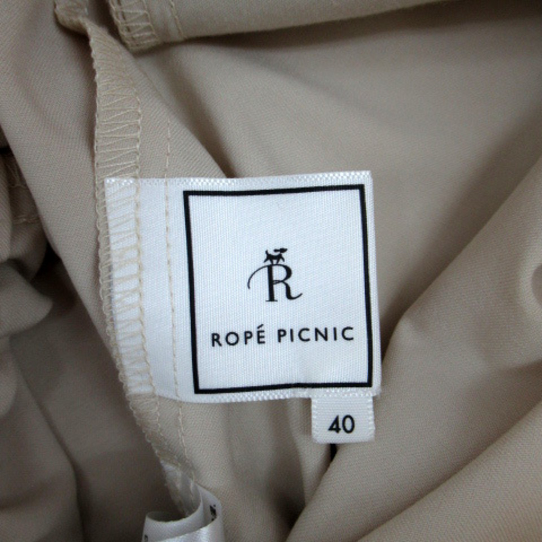 Rope' Picnic(ロペピクニック)のロペピクニック テーパードパンツ リボン 40 ライトベージュ レディースのパンツ(その他)の商品写真