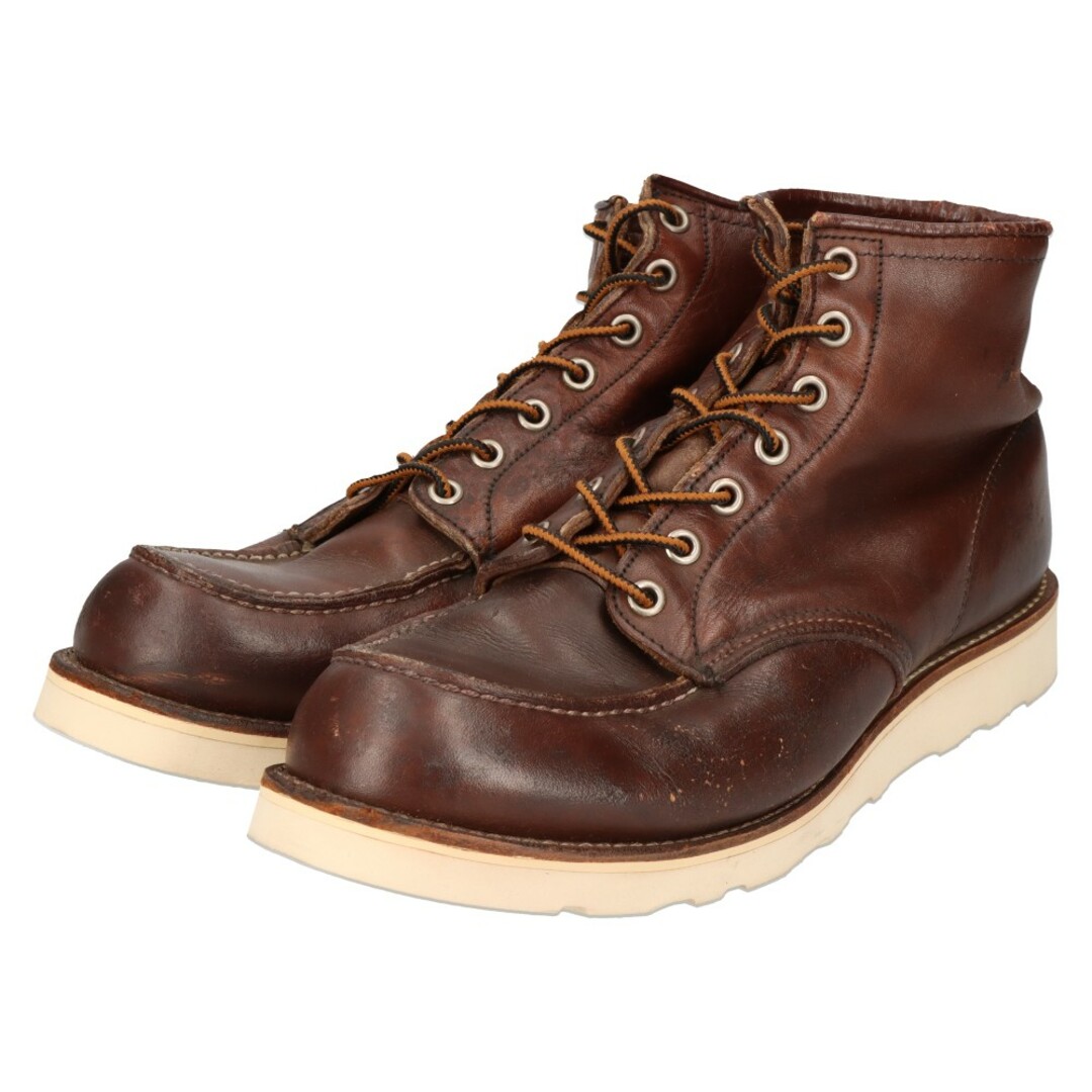 REDWING(レッドウィング)のRED WING レッド ウイング 8138 6inch Classic Moc 6インチモックトゥ ワークブーツ ブライアーオイルスリック ブラウン メンズの靴/シューズ(ブーツ)の商品写真