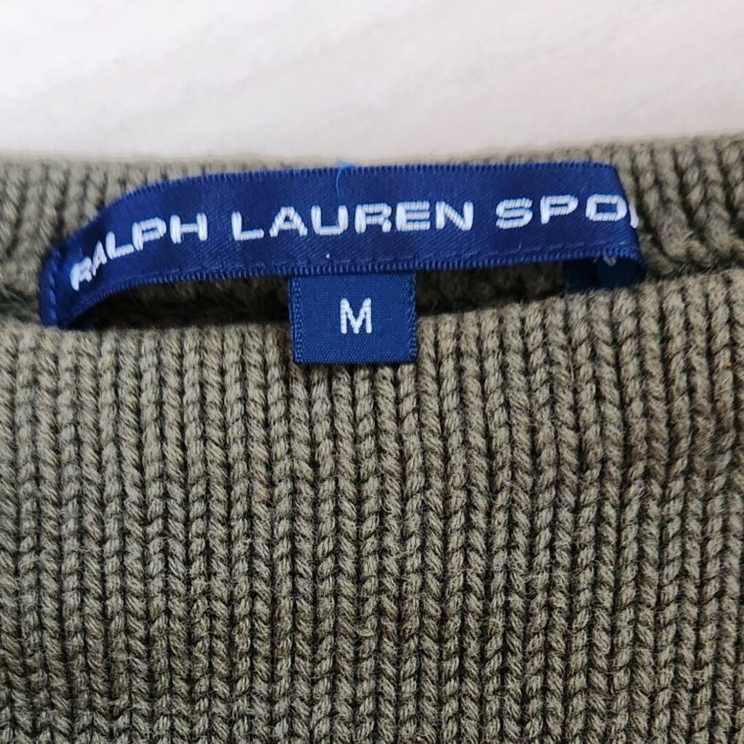 Ralph Lauren(ラルフローレン)の【最終お値下げ】RALPH LAUREN　レディースセーター　【カーキ】 レディースのトップス(ニット/セーター)の商品写真