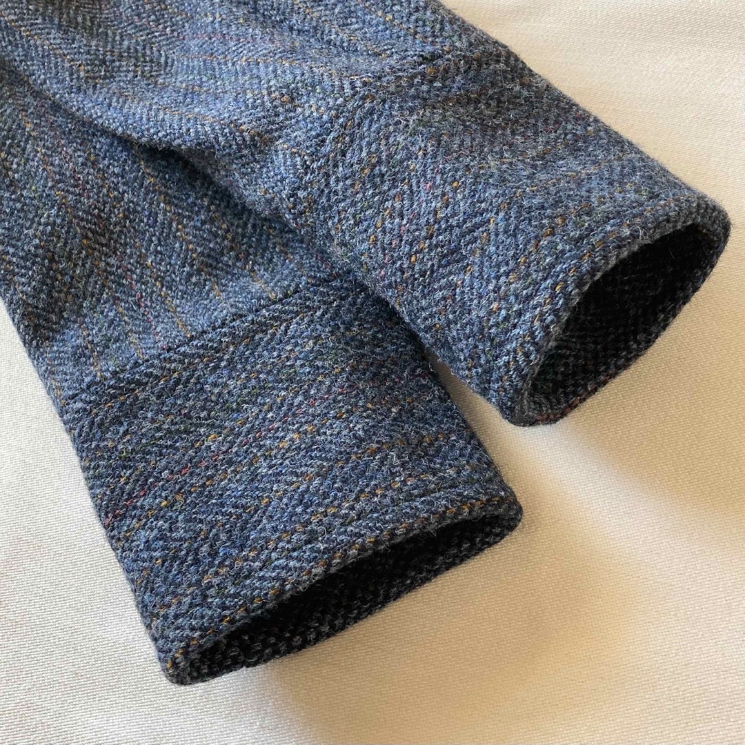 Harris Tweed(ハリスツイード)のマカフィー ハリスツイード ウール ツイード ジップ ブルゾン ジャケット 38 レディースのジャケット/アウター(ブルゾン)の商品写真