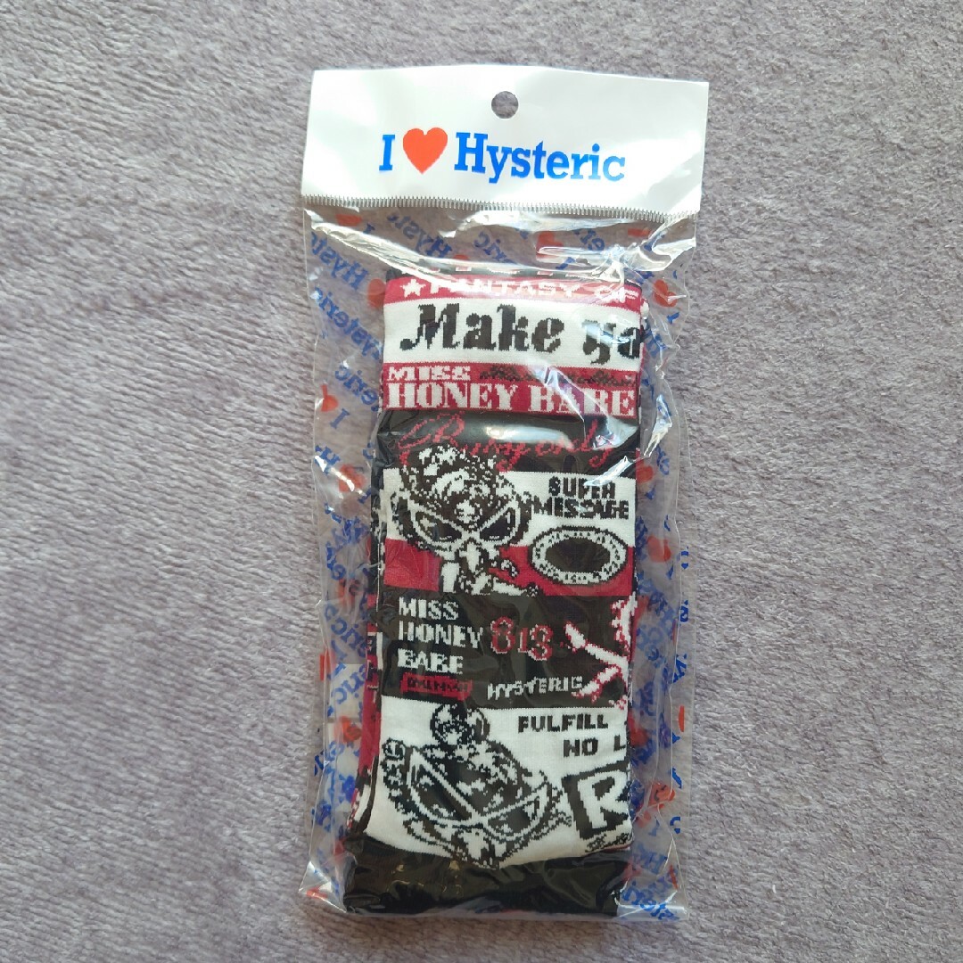 HYSTERIC MINI(ヒステリックミニ)の新品　ヒスミニ　ニーハイソックス キッズ/ベビー/マタニティのこども用ファッション小物(靴下/タイツ)の商品写真