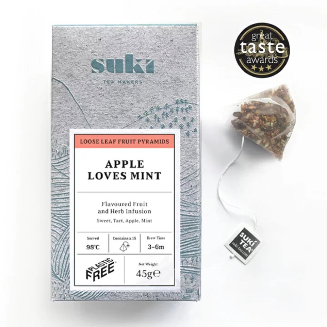 帝国ホテル(テイコクホテル)の【最終値下げ】suki tea makers apple loves mint 食品/飲料/酒の飲料(茶)の商品写真