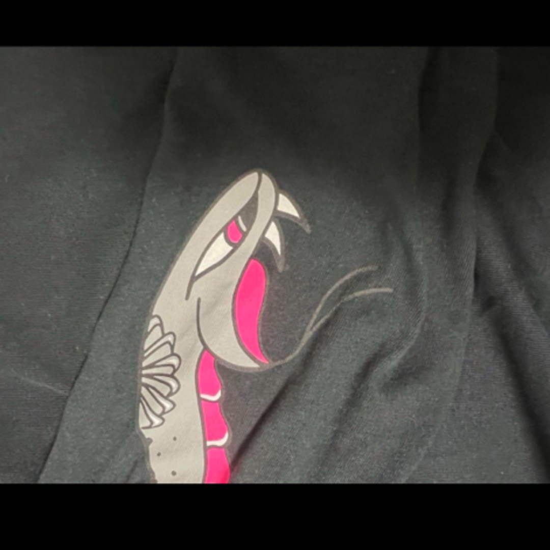 NIKE(ナイキ)の激レアNIKE スネーク　蛇　 クルー ロングスリーブ TシャツロンT L黒 メンズのトップス(Tシャツ/カットソー(七分/長袖))の商品写真