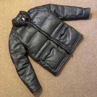 コリスコ(CORISCO)のcorisco LEATHER DOWN JACKET(ダウンジャケット)