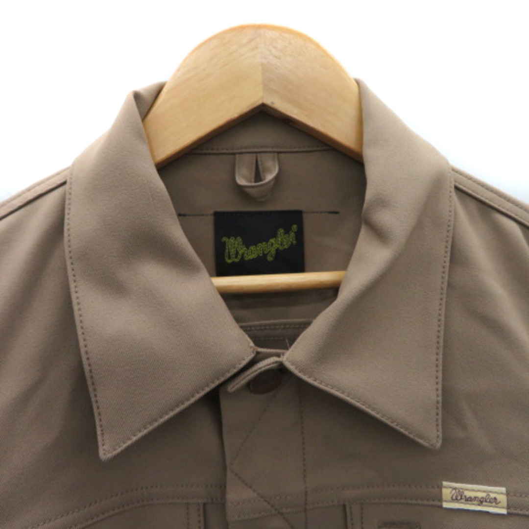Wrangler(ラングラー)のラングラー ステンカラージャケット ミドル丈 無地 F ブラウン /YK41 レディースのジャケット/アウター(ブルゾン)の商品写真