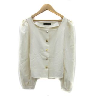 ダブルクローゼット(w closet)のダブルクローゼット ブラウス シャツ 長袖 パフスリーブ F アイボリー(シャツ/ブラウス(長袖/七分))