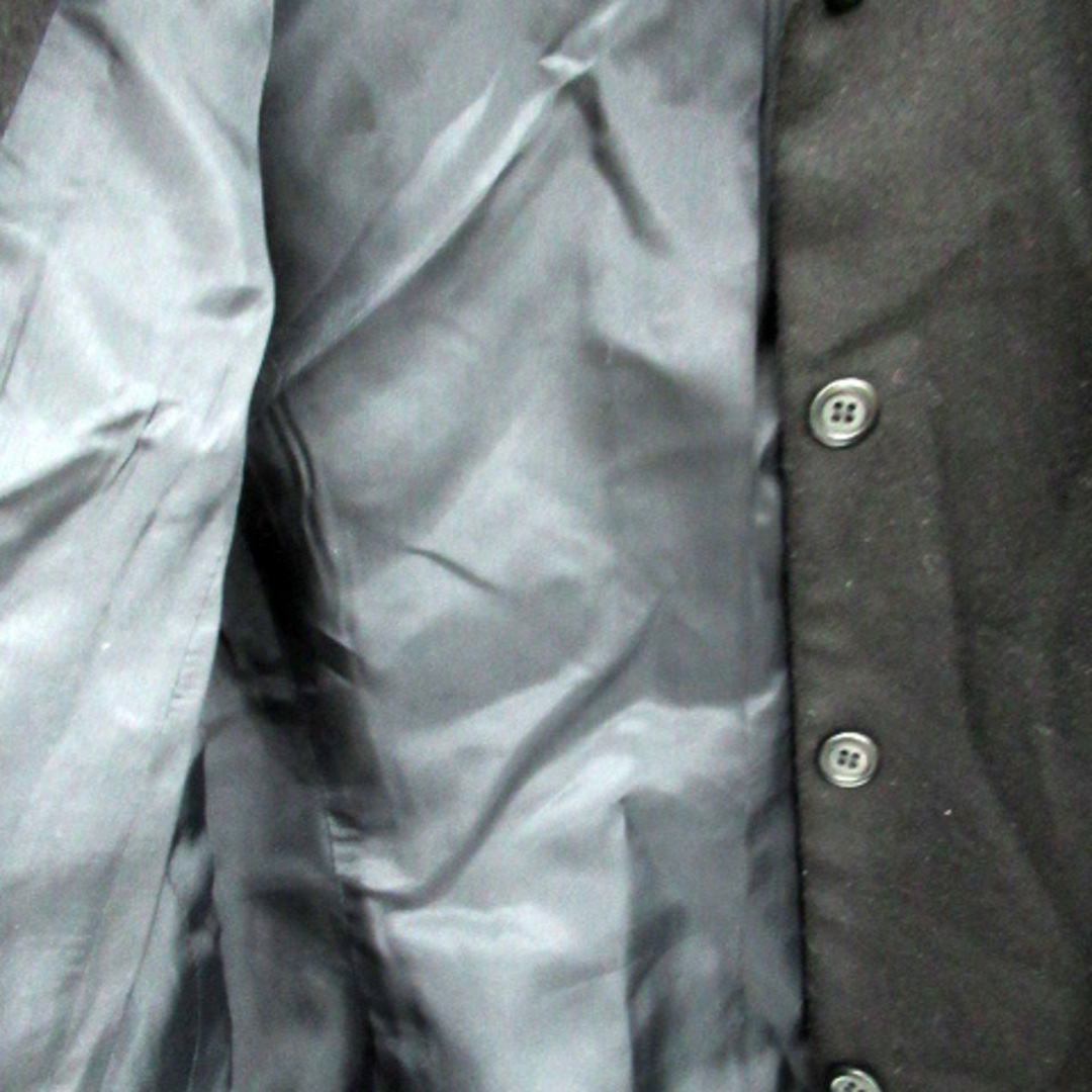 J.Crew(ジェイクルー)のジェイクルー J.CREW スタンドカラーコート ショート丈 ウール 6 黒 レディースのジャケット/アウター(その他)の商品写真