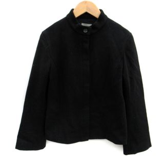 ジェイクルー(J.Crew)のジェイクルー J.CREW スタンドカラーコート ショート丈 ウール 6 黒(その他)