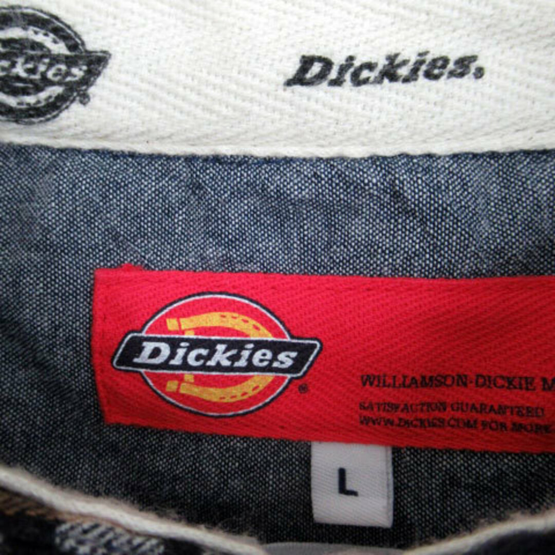 Dickies(ディッキーズ)のディッキーズ Dickies カジュアルシャツ チェック柄 L マルチカラー 紺 メンズのトップス(シャツ)の商品写真