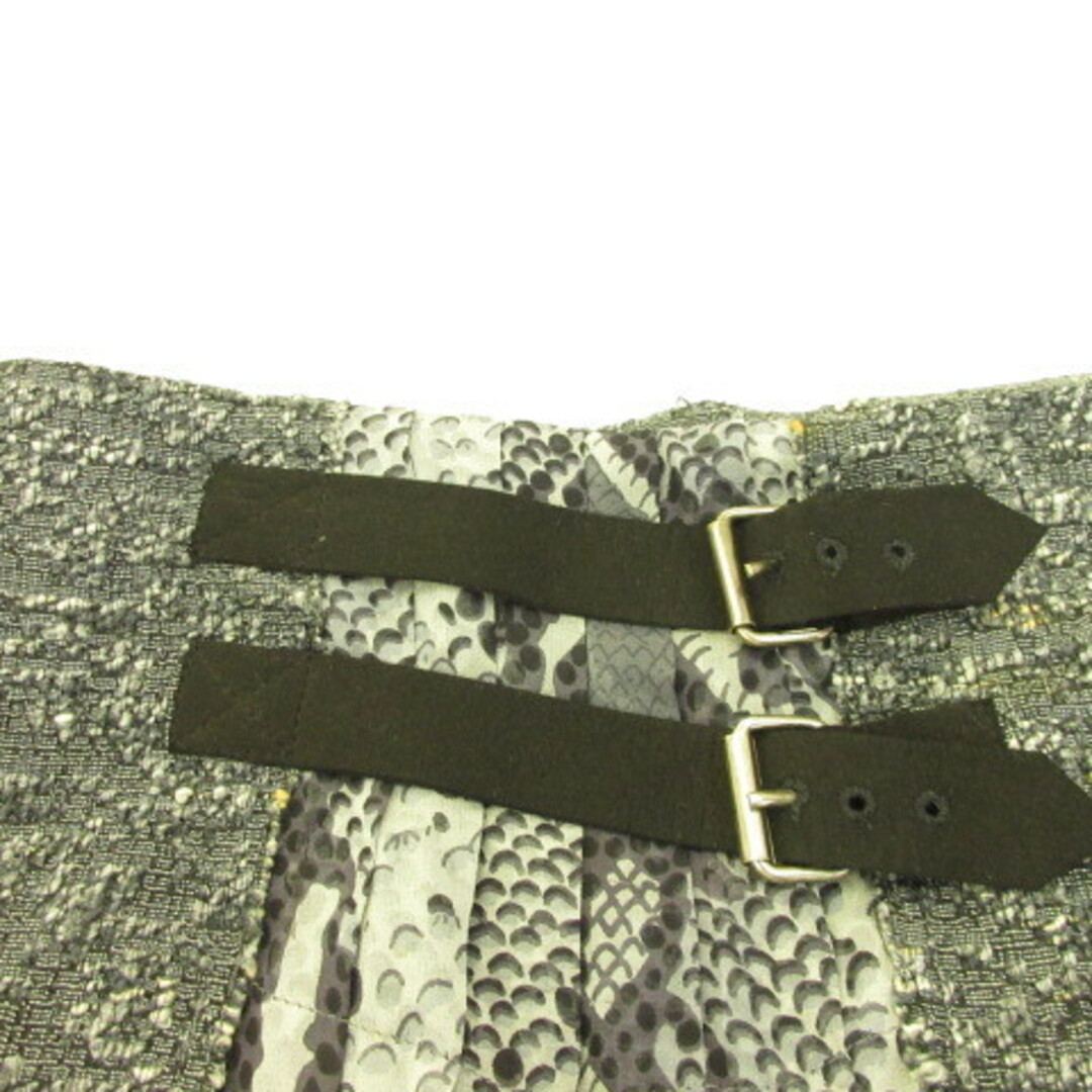 DIANE von FURSTENBERG(ダイアンフォンファステンバーグ)のダイアンフォンファステンバーグ DIANE ミニスカート ツイード 総柄 黒 8 レディースのスカート(ミニスカート)の商品写真
