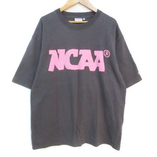 アザー(other)のエヌシーエーエー Tシャツ カットソー 半袖 クルーネック M グレー ピンク(Tシャツ/カットソー(半袖/袖なし))