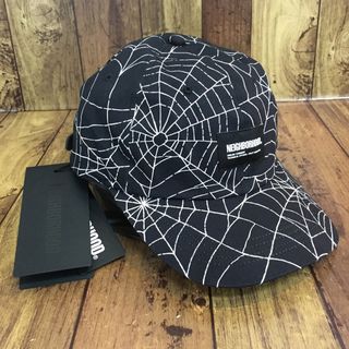 ネイバーフッド(NEIGHBORHOOD)のNEIGHBORHOOD SPIDERWEB DAD CAP 231YGNH-HT03 ネイバーフッド キャップ ブラック【7054-004】(キャップ)