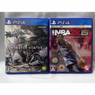 プレイステーション4(PlayStation4)の［ PS4 ］ モンスターハンター ワールド 、 NBA2K15(家庭用ゲームソフト)