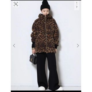 ドゥーズィエムクラス(DEUXIEME CLASSE)の★JOHNBULL  LEOPARD FLEECE ZIP PARKER★(パーカー)