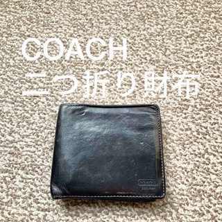 コーチ(COACH)の【送料無料】COACH コーチ 二つ折り財布 本革 レザー ウォレットg(折り財布)