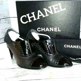 CHANEL - CHANEL ブーツ ブーティ ショートブーツ 37.5 新品同様の通販