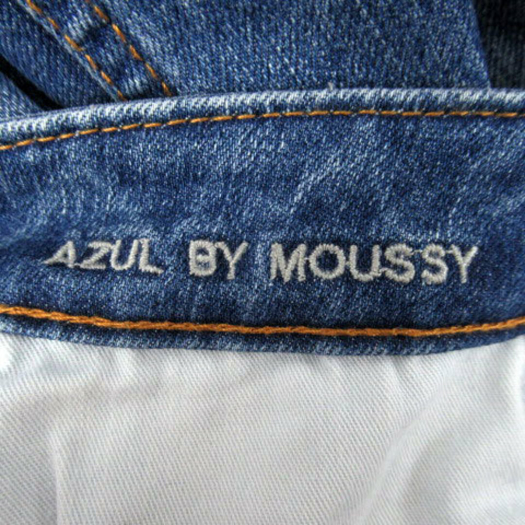 AZUL by moussy(アズールバイマウジー)のアズールバイマウジー デニムパンツ ジーンズ スリムパンツ ロング丈 24 青 レディースのパンツ(デニム/ジーンズ)の商品写真