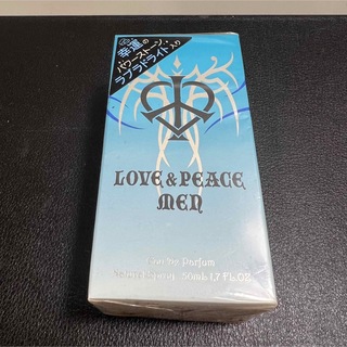 香水　LOVE＆PEACE MEN 50ml 未使用(香水(男性用))