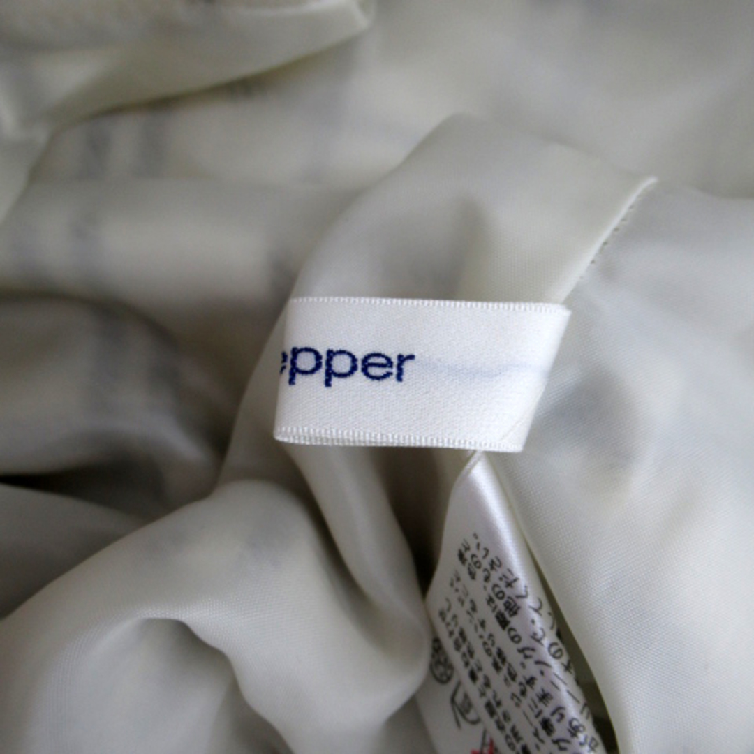 other(アザー)のART PEPPER アートペッパー 台形スカート グラフチェック柄 9 白 レディースのスカート(ひざ丈スカート)の商品写真