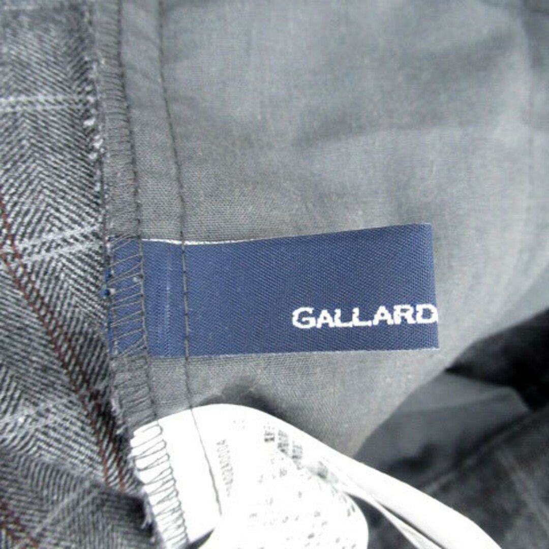 GALLARDA GALANTE(ガリャルダガランテ)のガリャルダガランテ テーパードパンツ チェック柄 1 チャコールグレー 黒 レディースのパンツ(その他)の商品写真