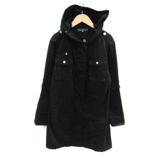 ブラックバイマウジー(BLACK by moussy)のブラック バイ マウジー ジャケット ロング丈 フード付き ダブルジップ 2 黒(ブルゾン)