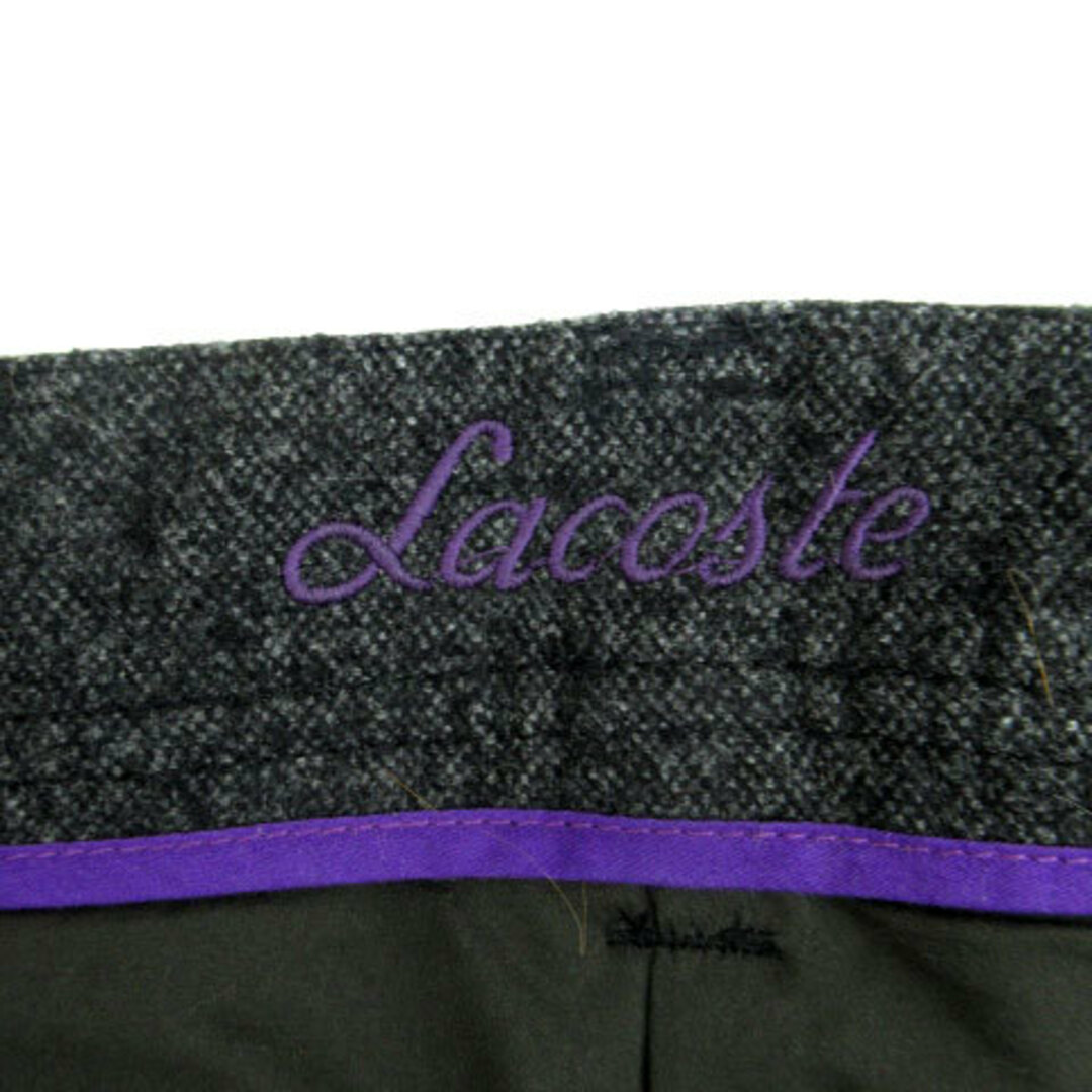 LACOSTE(ラコステ)のラコステ LACOSTE カーゴパンツ ウール 42 大きいサイズ ダークグレー レディースのパンツ(その他)の商品写真