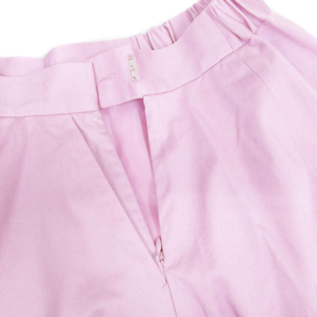 SHIPS(シップス)のシップス SHIPS フレアスカート ミモレ丈 無地 M ピンク /FF9 レディースのスカート(ひざ丈スカート)の商品写真