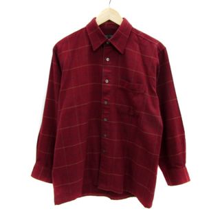 ライルアンドスコット(LYLE&SCOTT)のライル&スコット カジュアルシャツ 長袖 グラフチェック柄 L マルチカラー 赤(シャツ)