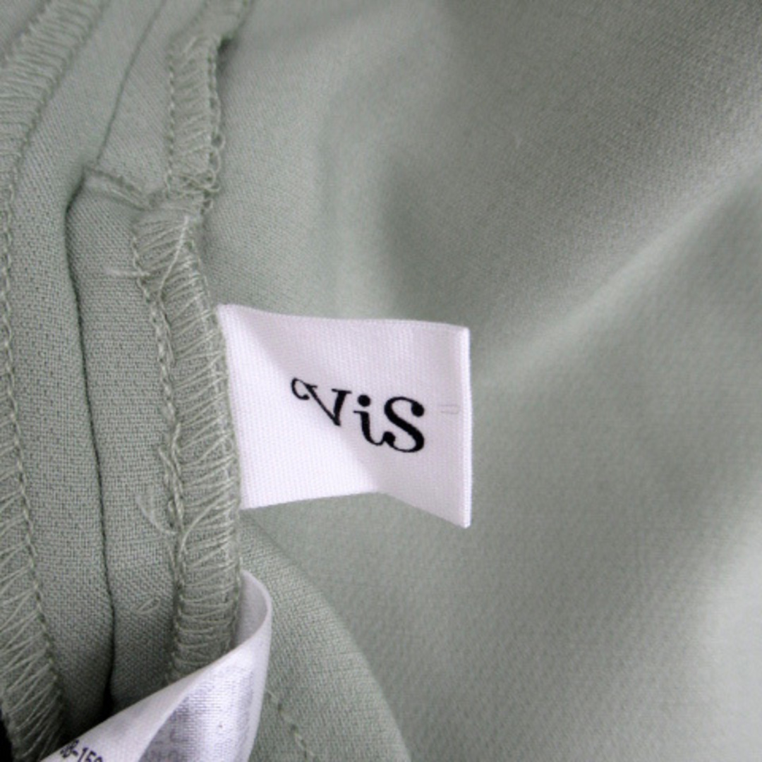 ViS(ヴィス)のビス ViS テーパードパンツ ロング丈 ハイウエスト L グリーン 緑 レディースのパンツ(その他)の商品写真