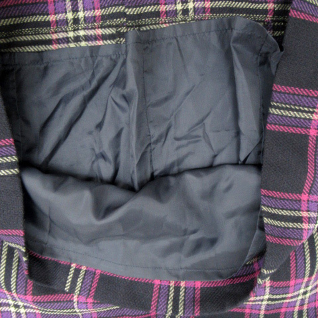 SNIDEL(スナイデル)のスナイデル snidel フレアスカート チェック柄 F マルチカラー 紺 レディースのスカート(ロングスカート)の商品写真