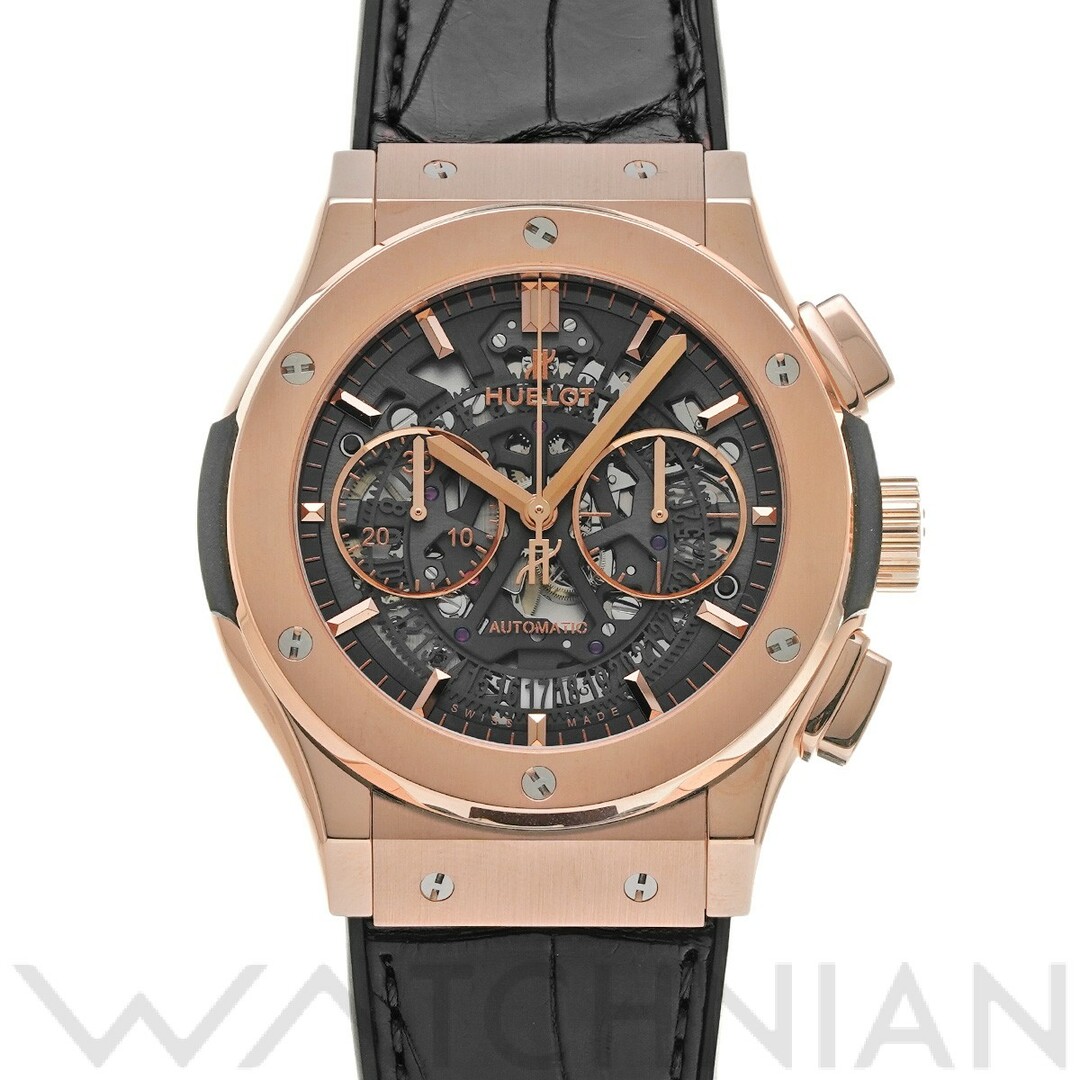 HUBLOT(ウブロ)の中古 ウブロ HUBLOT 525.OX.0180.LR スケルトン メンズ 腕時計 メンズの時計(腕時計(アナログ))の商品写真