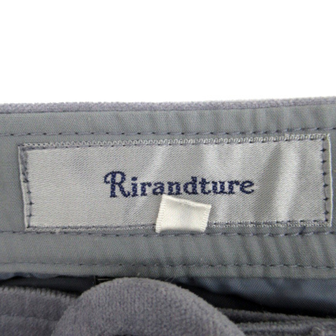 Rirandture(リランドチュール)のリランドチュール フレアスカート ベルト付き コーデュロイ 2 ブルーグレー レディースのスカート(ひざ丈スカート)の商品写真