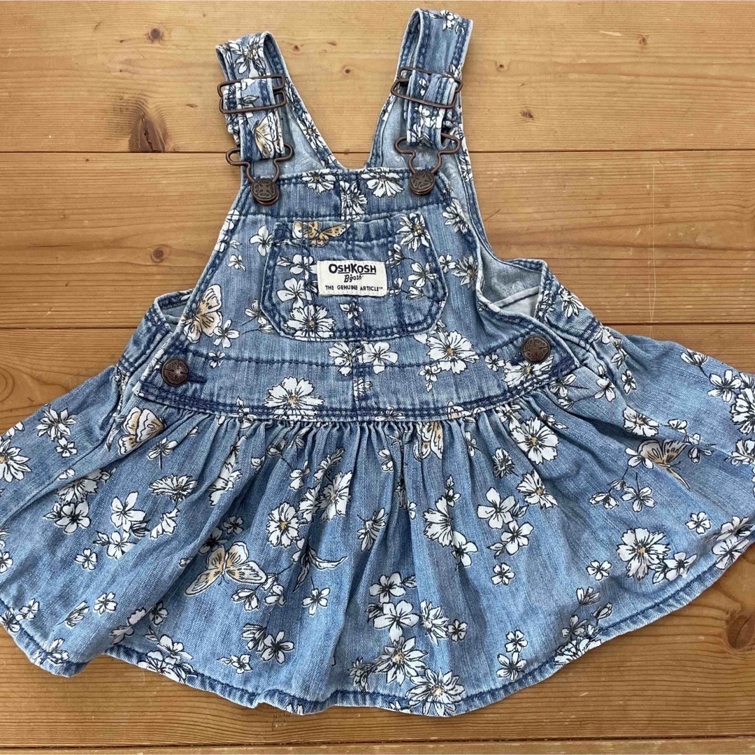 OshKosh(オシュコシュ)の専用！oshkosh オーバーオール　スカート　ワンピース キッズ/ベビー/マタニティのベビー服(~85cm)(ワンピース)の商品写真