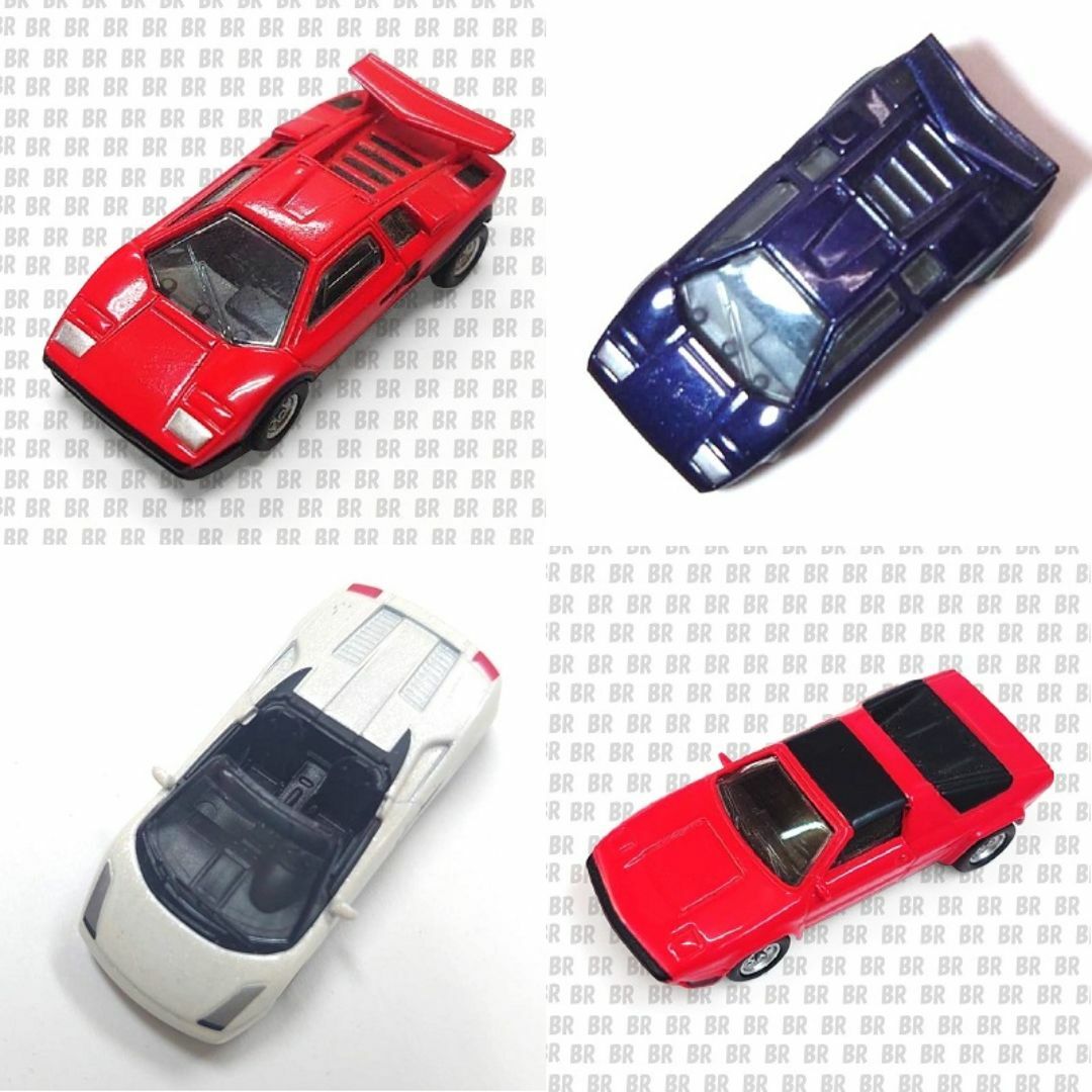 京商 - ミニカー ランボルギーニ 4台 缶コーヒーおまけの通販 京商 - ミニカー ランボルギーニ 4台 缶コーヒーおまけの通販