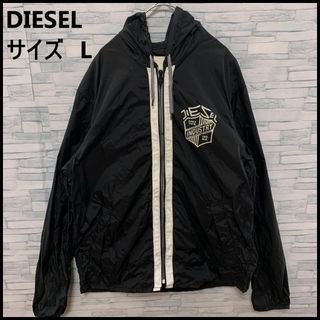 ディーゼル(DIESEL)の【DIESEL/ディーゼル】ナイロンジャケット　 バックプリント　古着　美品(ナイロンジャケット)