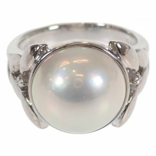 タサキ(TASAKI)の【中古】タサキ TASAKI マベ リング K18ホワイトゴールド パール 14号 ダイヤモンド レディース【Aランク】(リング(指輪))