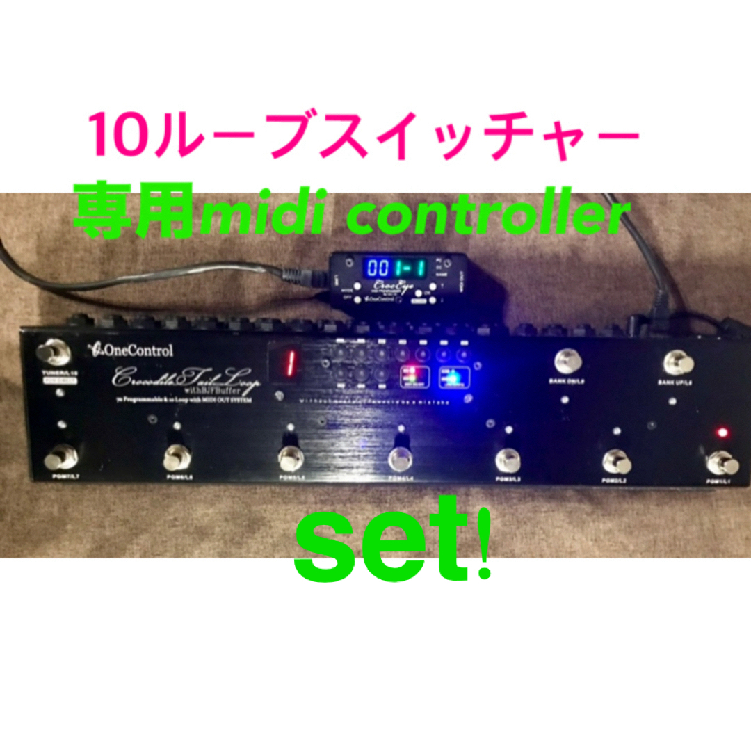 BOSS(ボス)のOne Control Crocodile Tail Loop OC10+α 楽器のギター(エフェクター)の商品写真