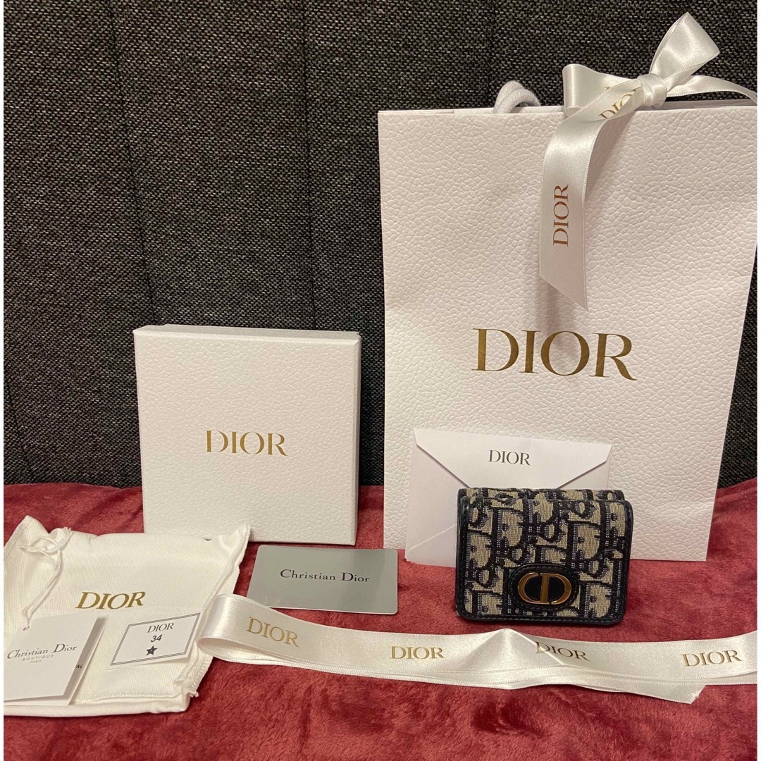 財布Dior★ 30 MONTAIGNE コンパクト ウォレット★ミニ財布