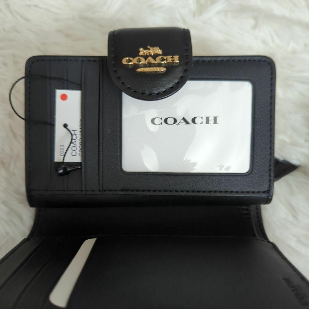 COACH(コーチ)の新品未使用  コーチ 二つ折り財布 cc柄 レディースのファッション小物(財布)の商品写真