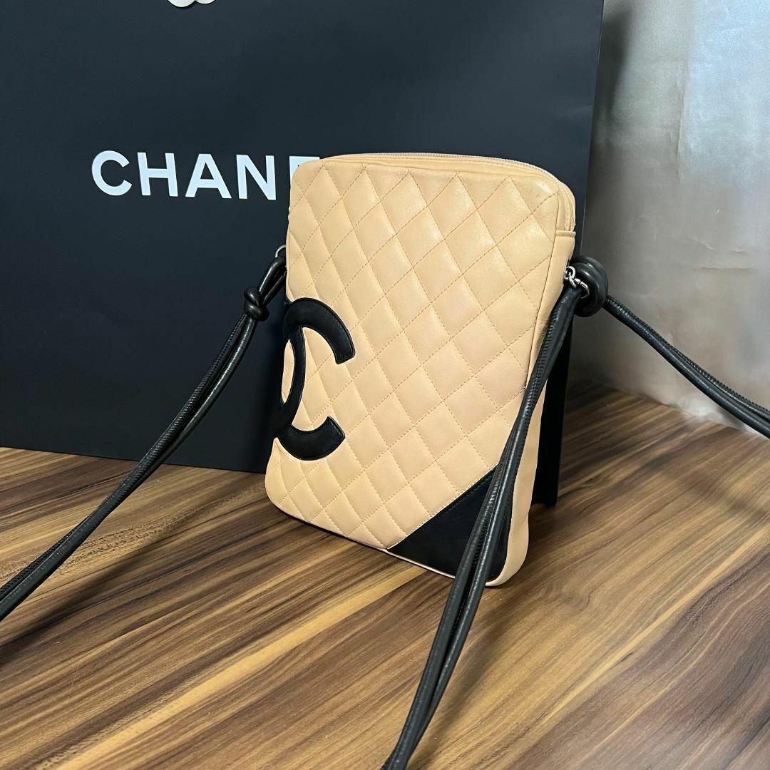 レディース⭐️美品⭐️CHANEL シャネル カンボンライン ショルダーバッグ 定番人気♪