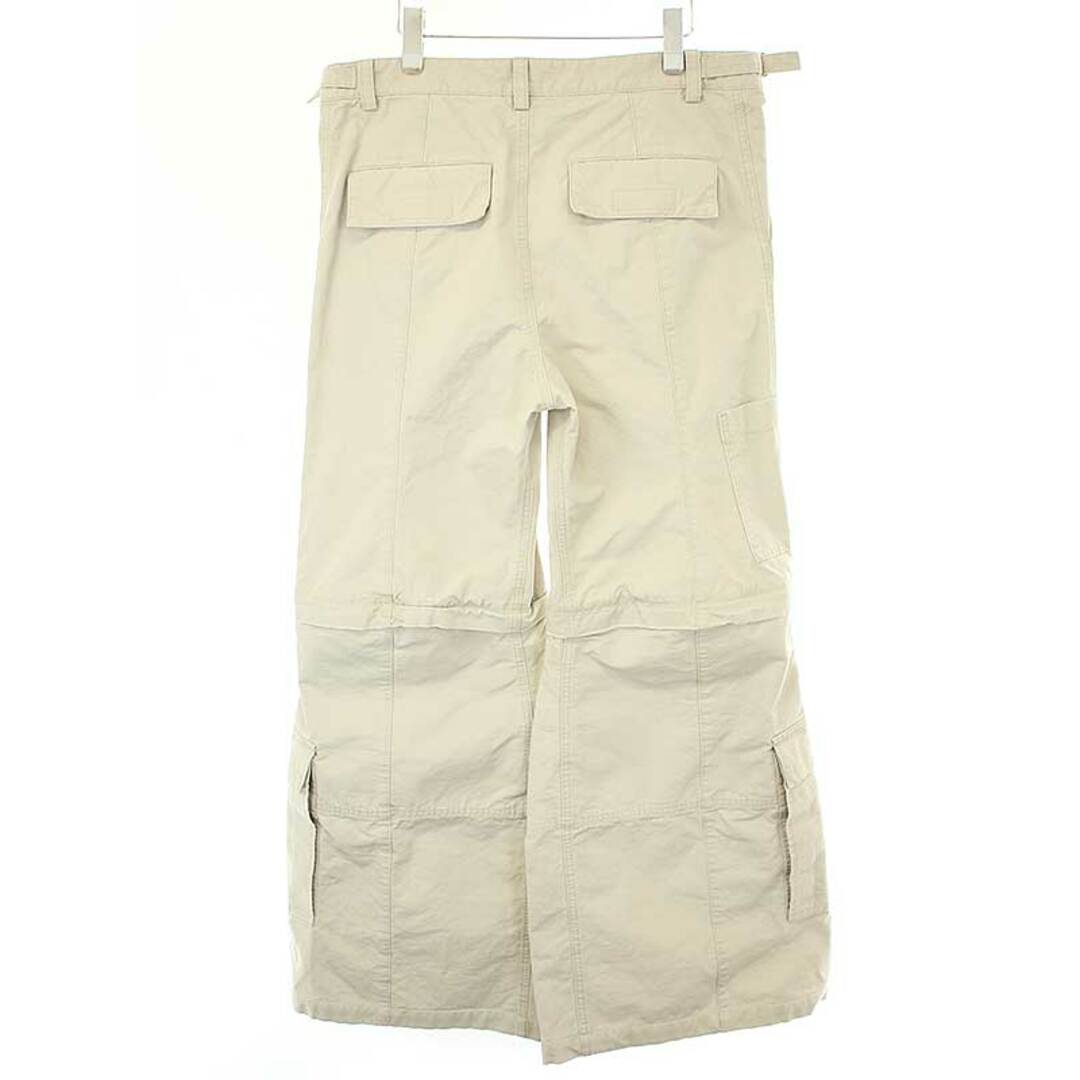 Balenciaga(バレンシアガ)のBALENCIAGA バレンシアガ 23AW FLARED CARGO PANTS フレアカーゴロングパンツ 768810 TKP27 ベージュ L メンズのパンツ(ワークパンツ/カーゴパンツ)の商品写真