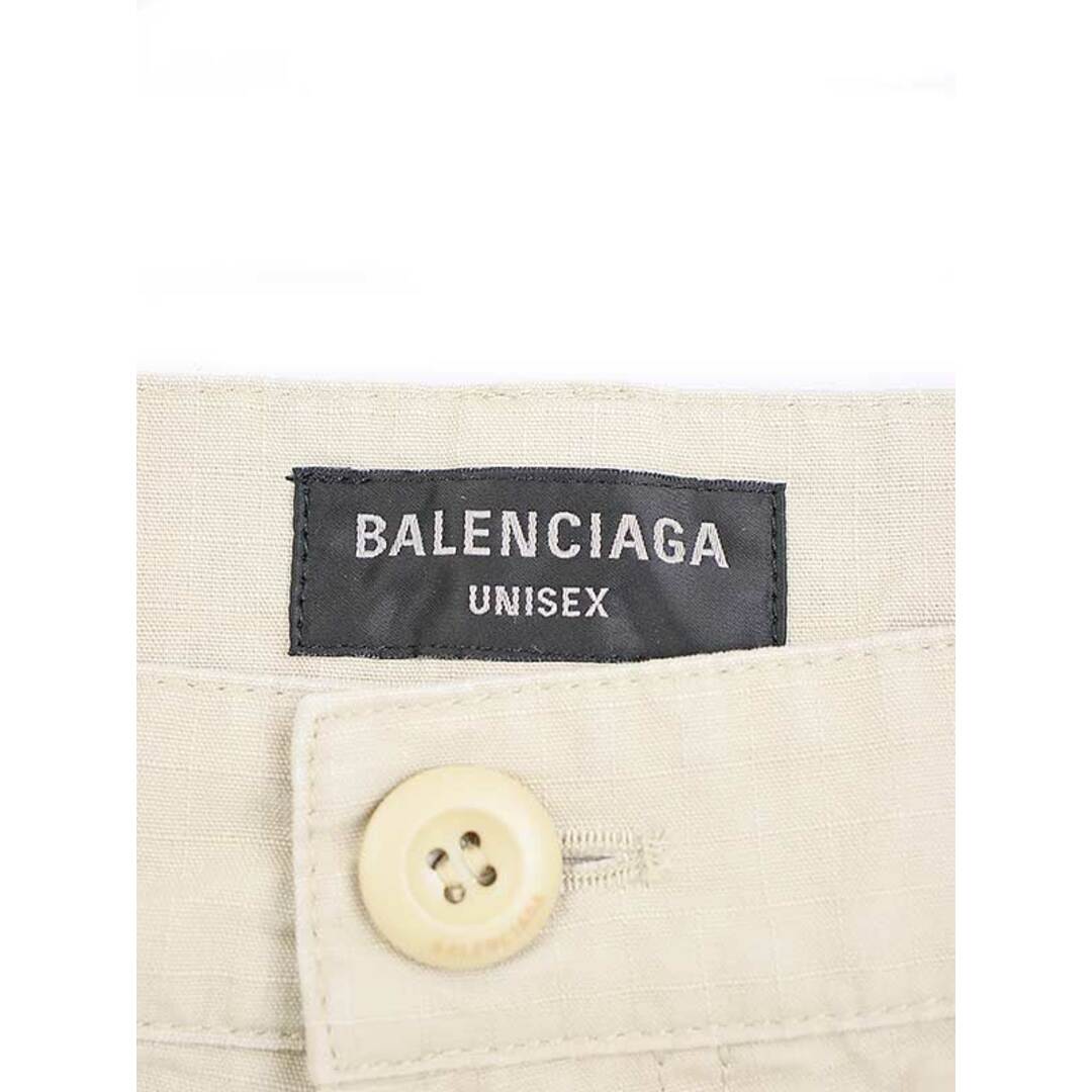 Balenciaga(バレンシアガ)のBALENCIAGA バレンシアガ 23AW FLARED CARGO PANTS フレアカーゴロングパンツ 768810 TKP27 ベージュ L メンズのパンツ(ワークパンツ/カーゴパンツ)の商品写真