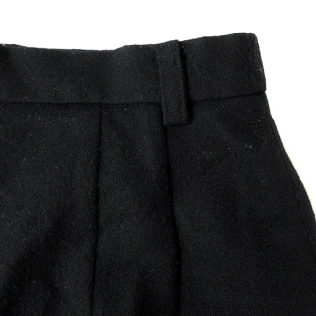 Ralph Lauren(ラルフローレン)のラルフローレン ラップスカート 台形 ひざ丈 ウール 厚手 9 黒 ボトムス レディースのスカート(ひざ丈スカート)の商品写真
