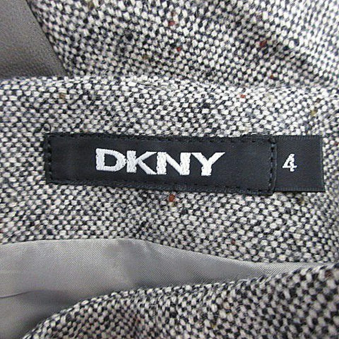 DKNY(ダナキャランニューヨーク)のダナキャランニューヨーク スカート フレア ロング 切替 グレー ボトムス レディースのスカート(ロングスカート)の商品写真